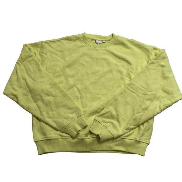 Khy Fleece Crewneck in Limoncello - Picture 1 of 5